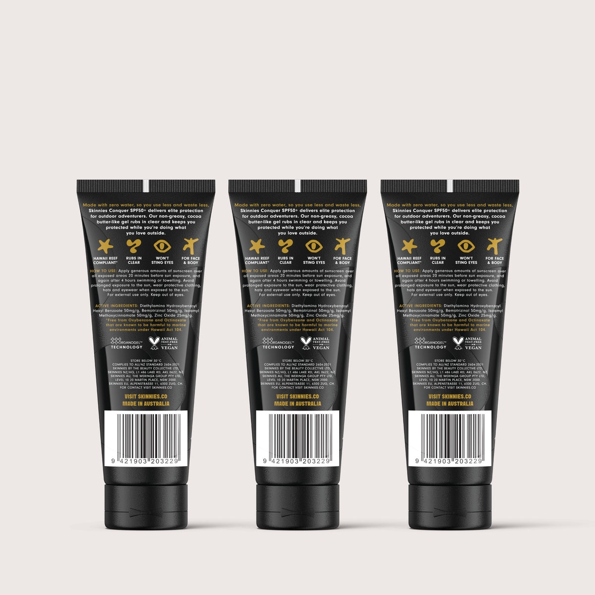 CONQUER SPF50+ 3 Pack