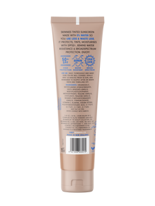 Skinnies Sheer Glow Tinted Gel Sunscreen SPF50+ Light