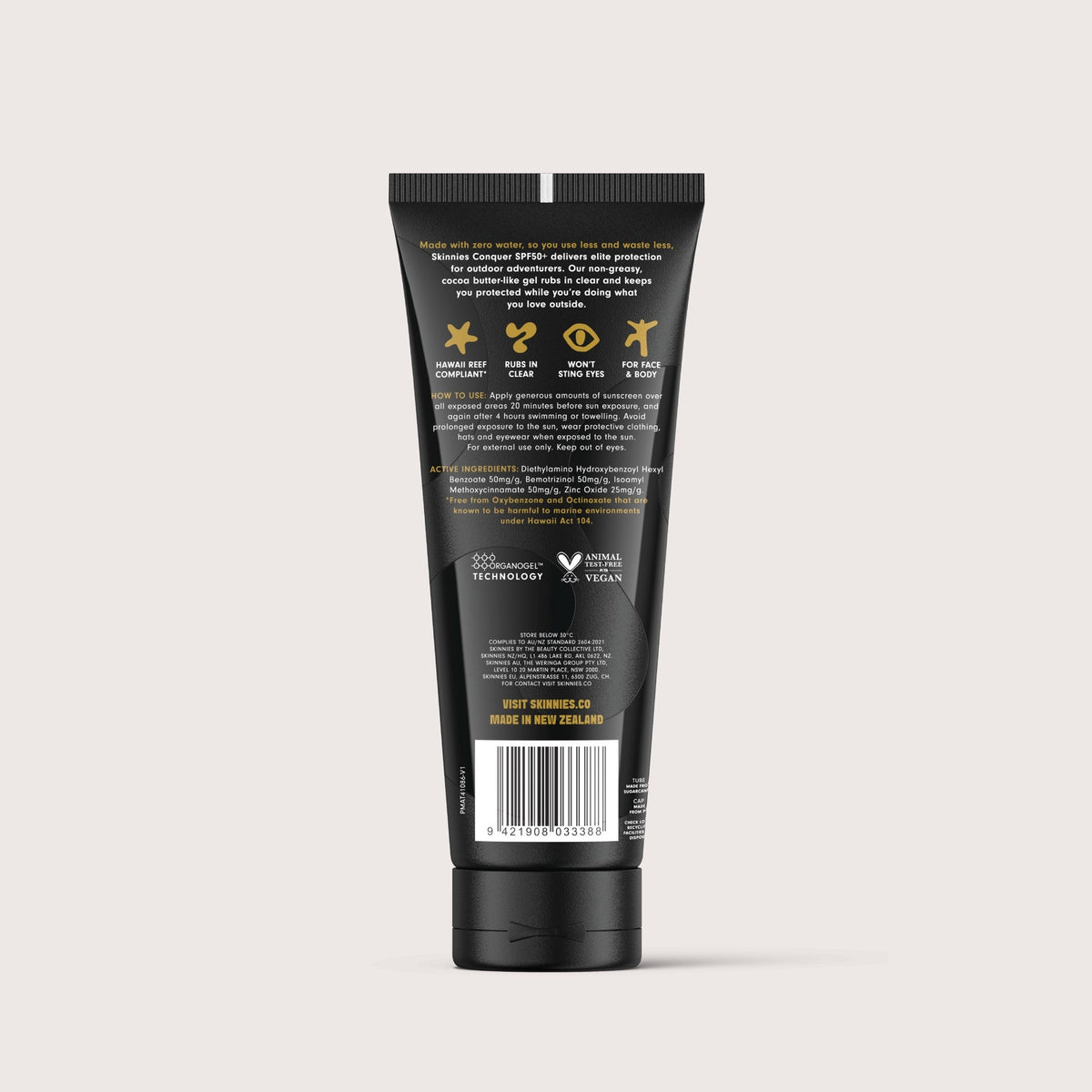 Skinnies CONQUER SPF50+ 200ml back