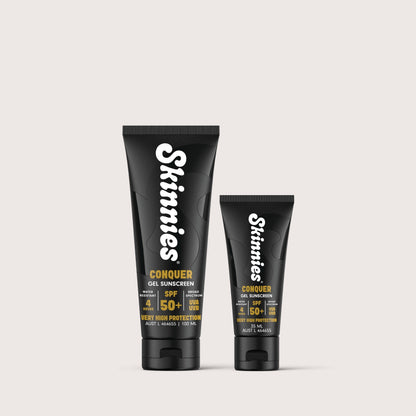 Skinnies CONQUER SPF50+ size lineup
